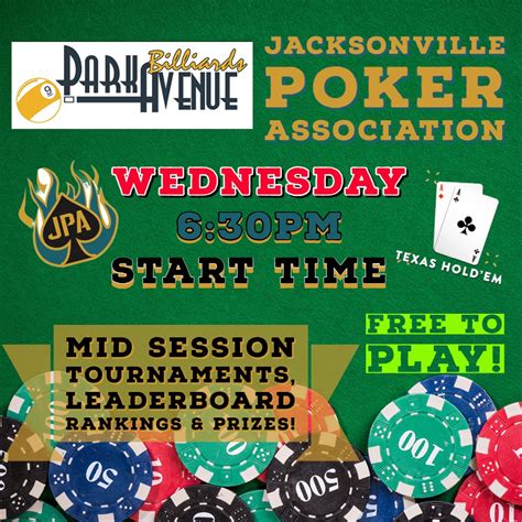 Jacksonville poker associação de locais